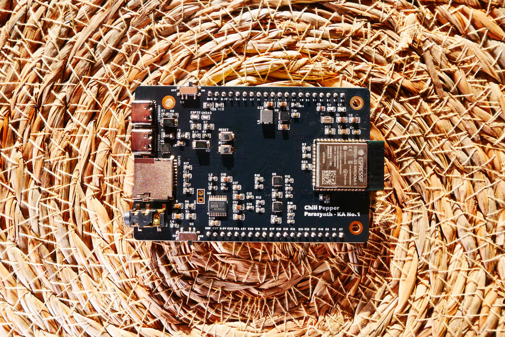 Chili Pepper: ESP32-S3 Audio & Touch Development Board for Electronic Instruments - Parasynth